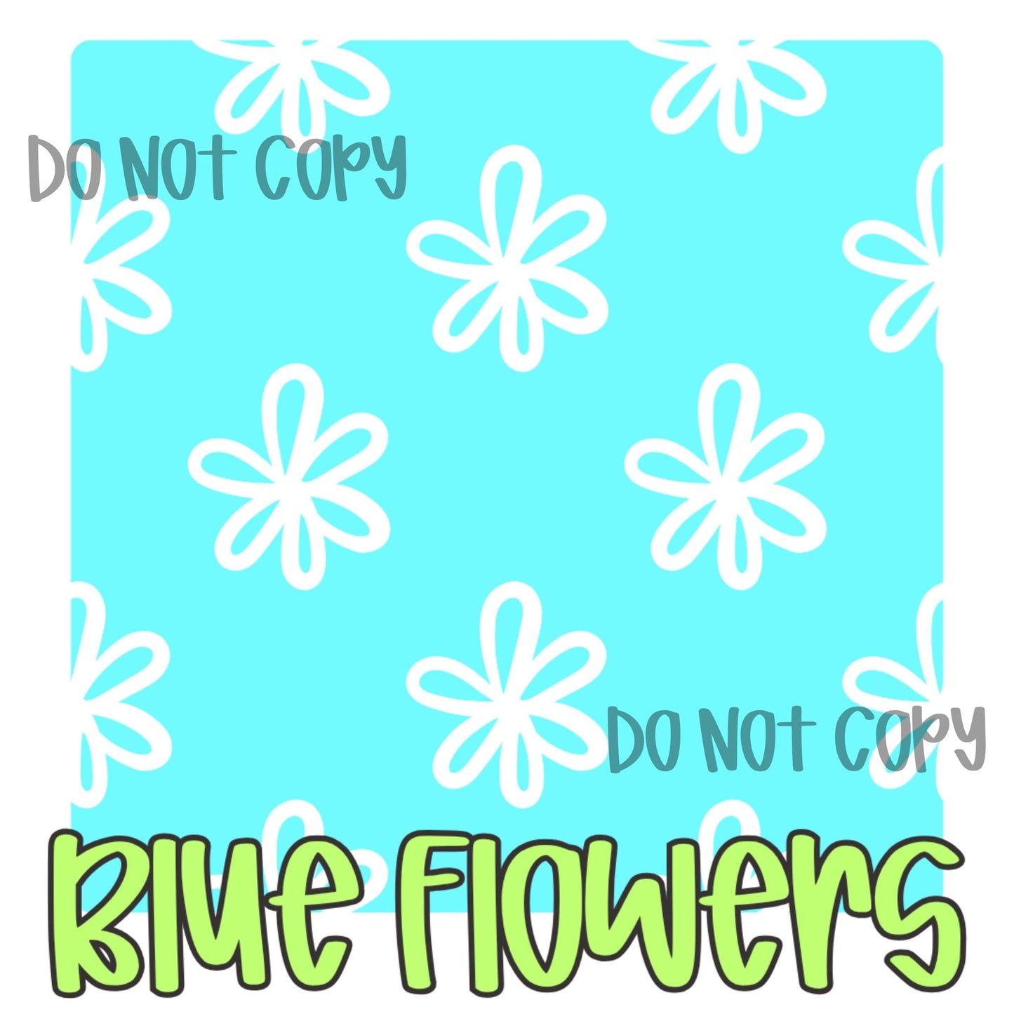 BLUE FLOWERS | BRIGHT & BASICS