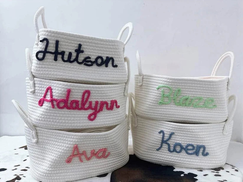 Personalized Storage Baskets