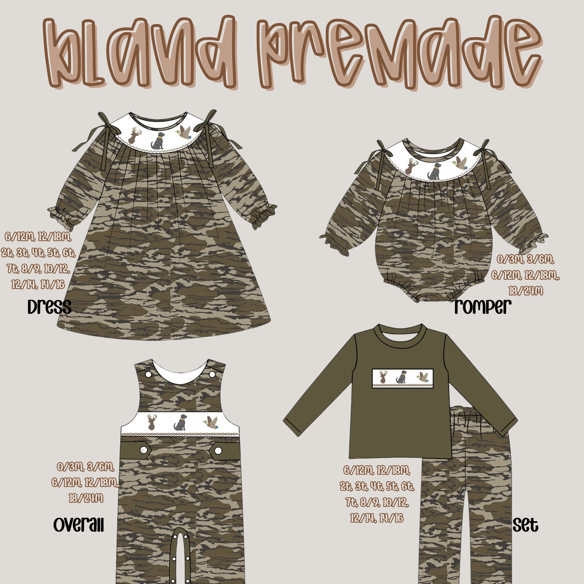 Bland Premade - Closes 10.17