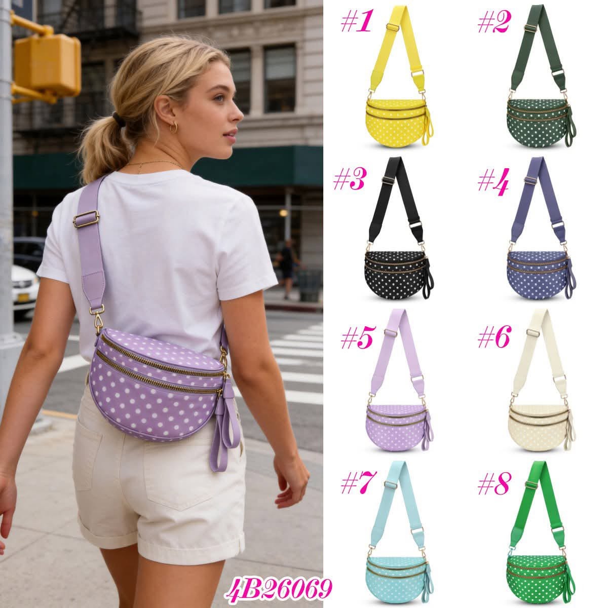 Polka Dot Bum Bag