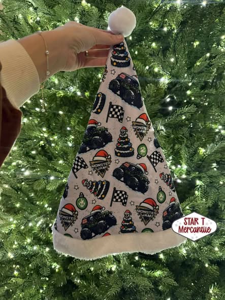 Custom Print Santa Hats