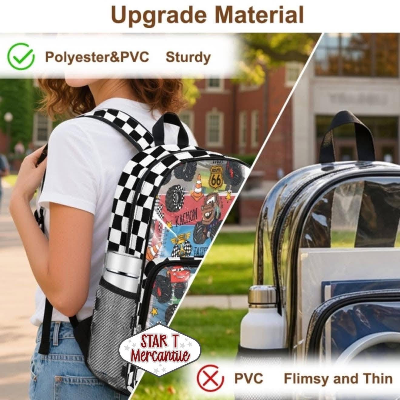 Custom PVC Clear Backpacks
