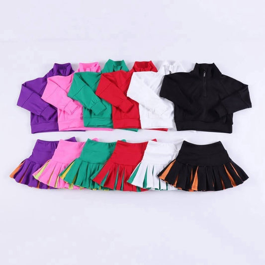 Custom Scuba & Pleated Skirt 2 Piece Cheer Set