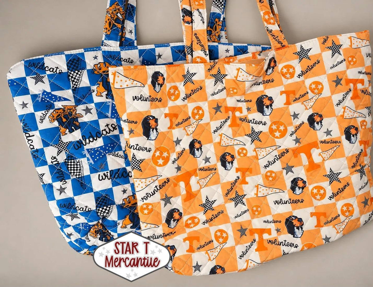 Custom Quilted Tote Bag