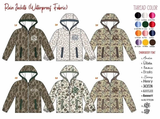 Camo Rain Jacket
