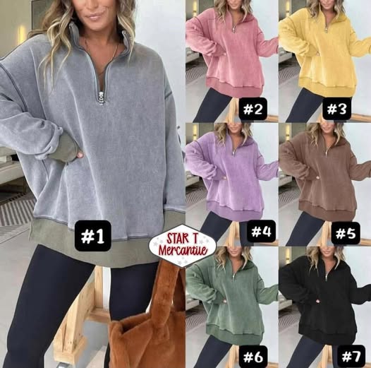 Fall Staple Half Zip Pullover
