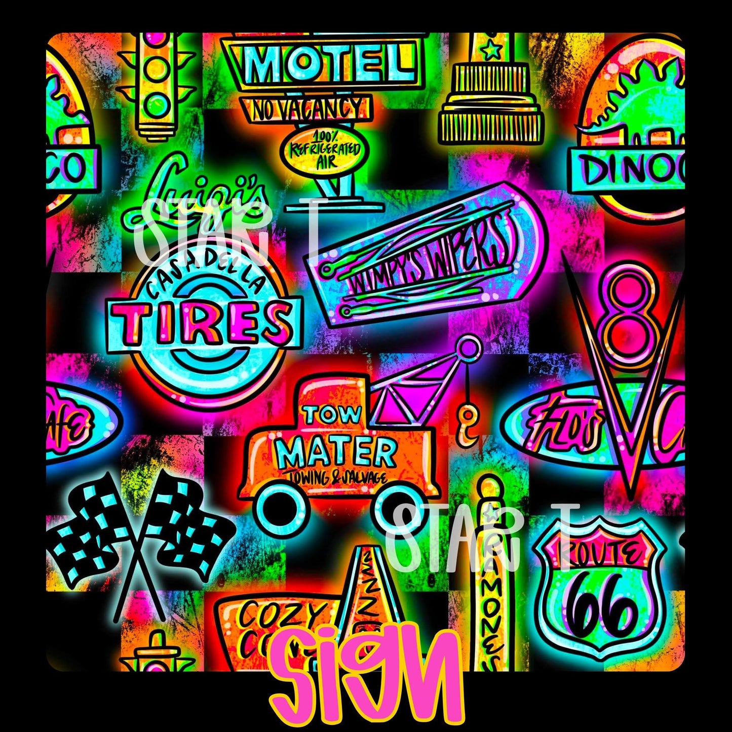 SIGN | GLOW MODE STAR T CUSTOM