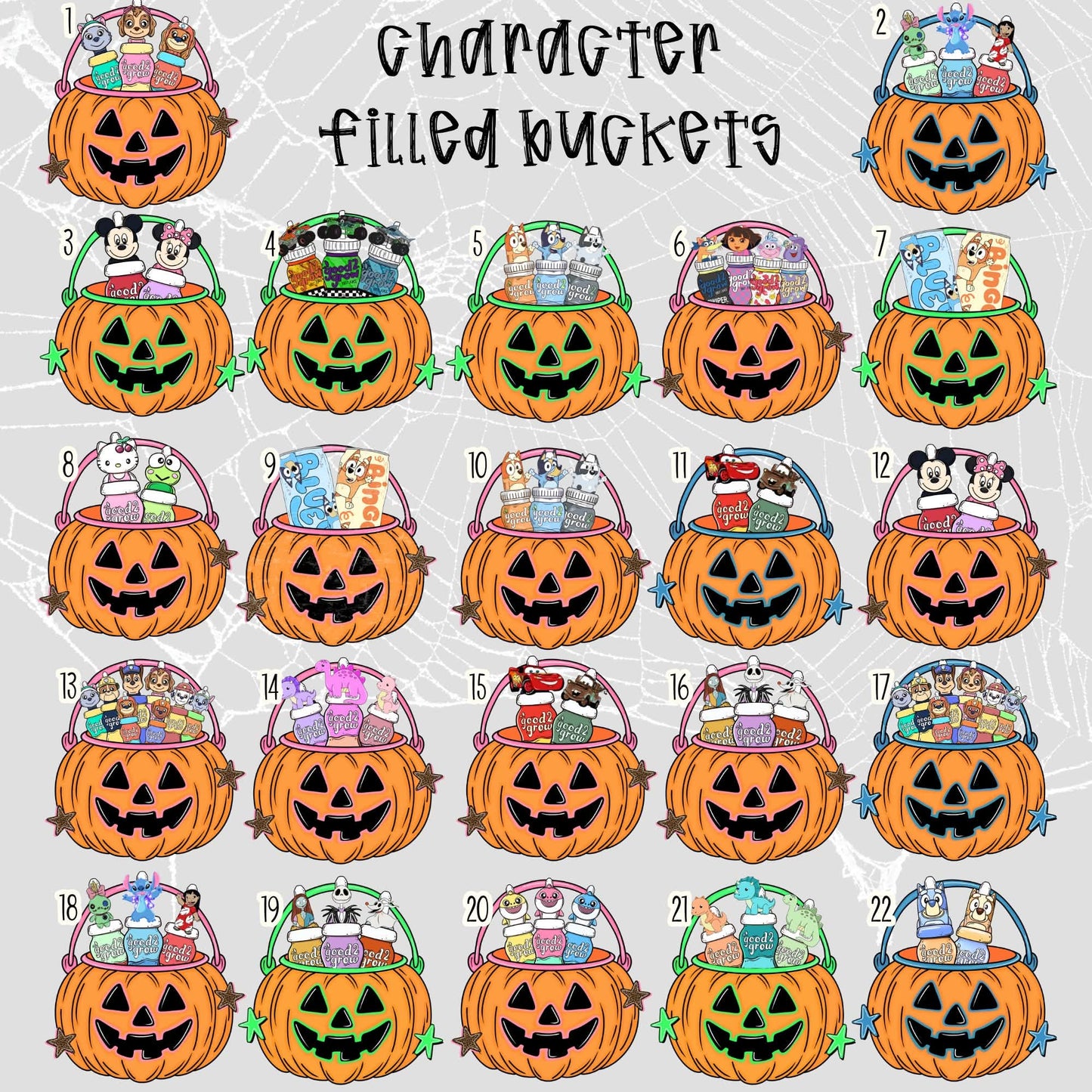 Halloween Buckets- Delulu Sale