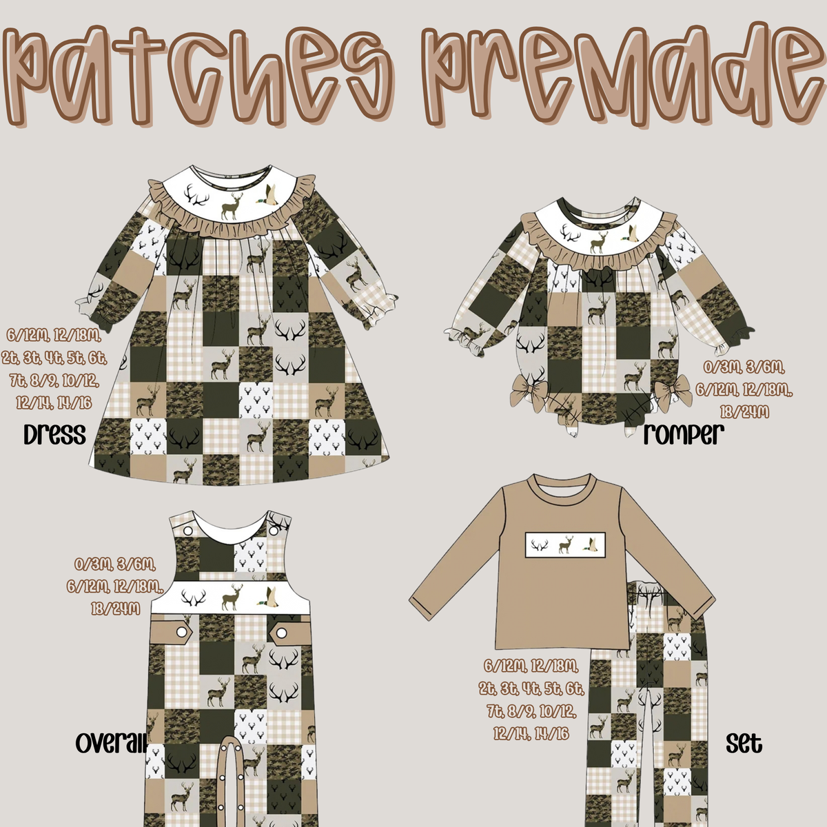 Patches Premade - Closes 10.17