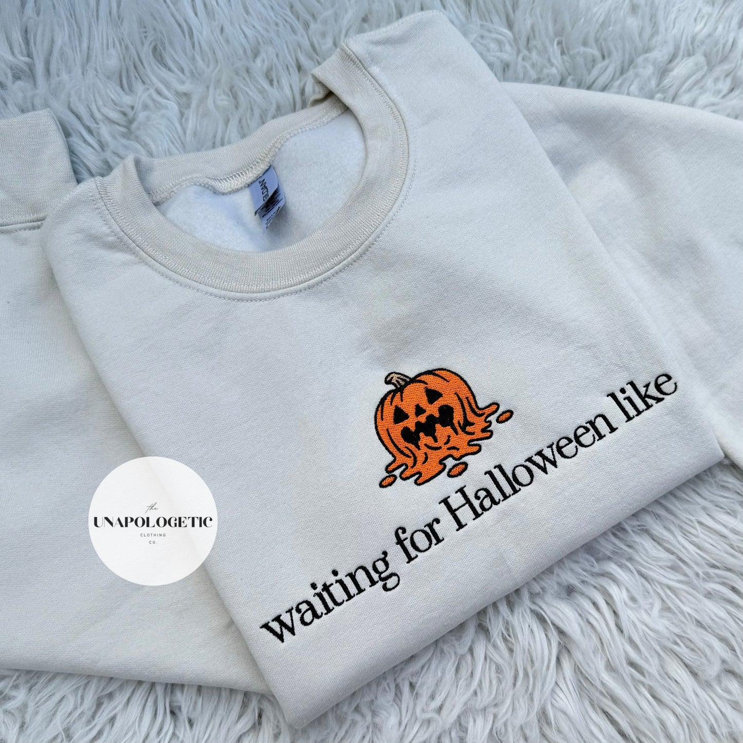 Waiting For Halloween (Embroidered) -WS