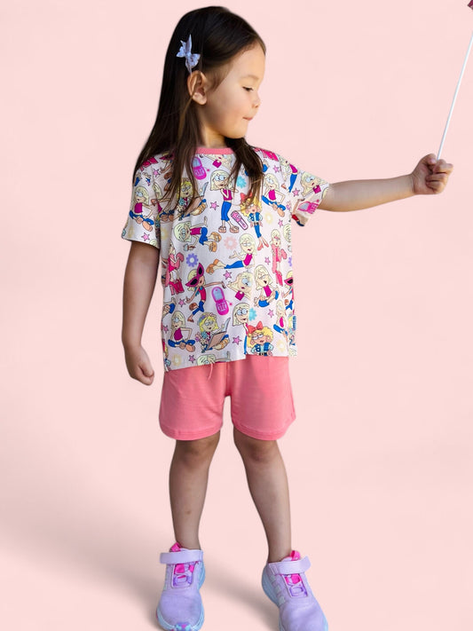 Lizzie Relaxed Tee & Shorts Set
