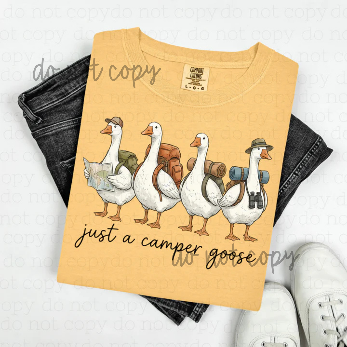 Just a camper goose