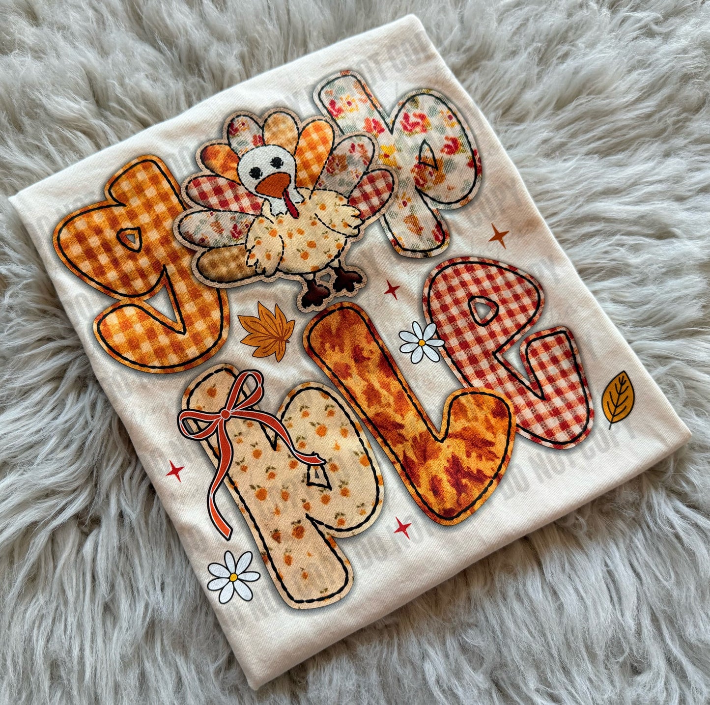 Gobble (Faux) Applique- WS