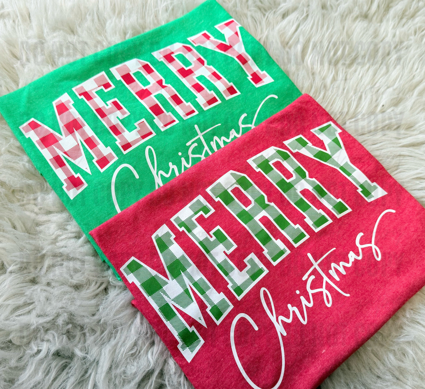 Plaid Merry Christmas - WS