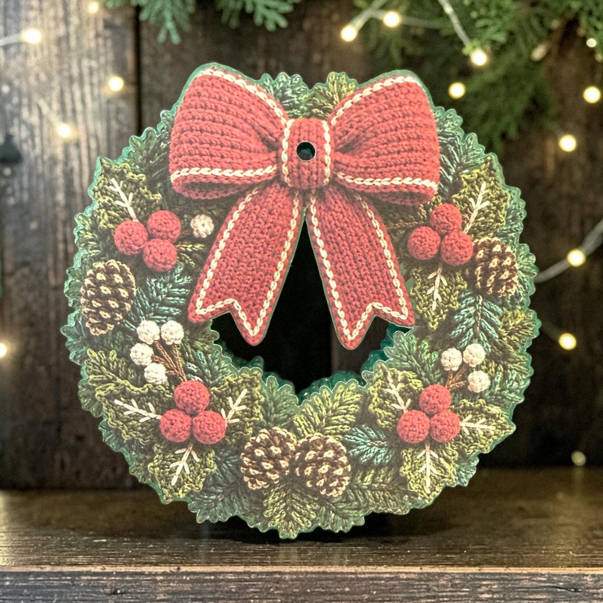 Holiday Wreath Freshie