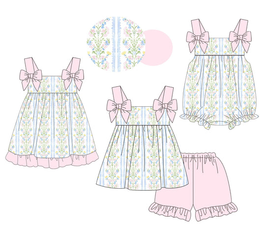 Pink Floral Lattice Collection - ETA early March