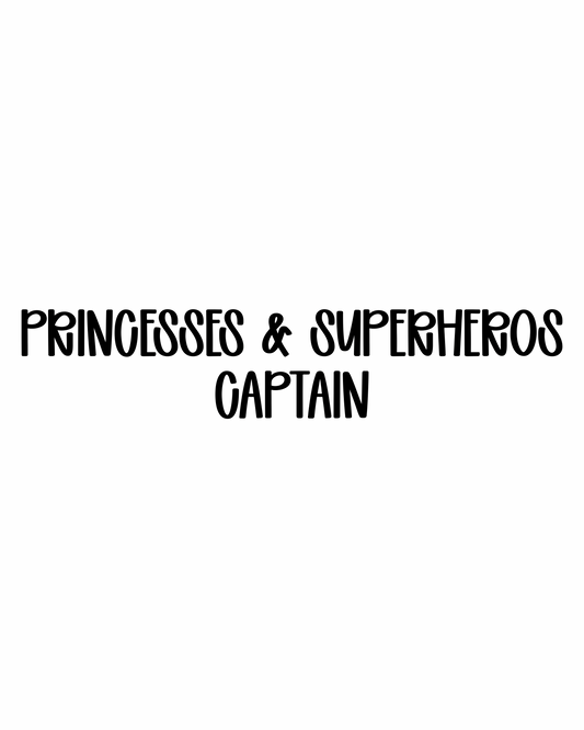 CAPTAIN | PRINCESSES & SUPERHEROES