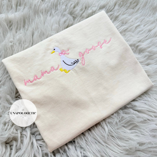 Mama Goose - Embroidered - WS