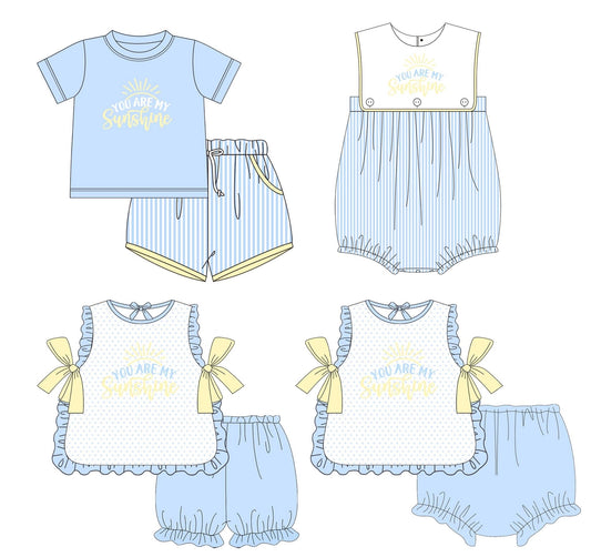 You Are My Sunshine Embroidered Collection - ETA late April