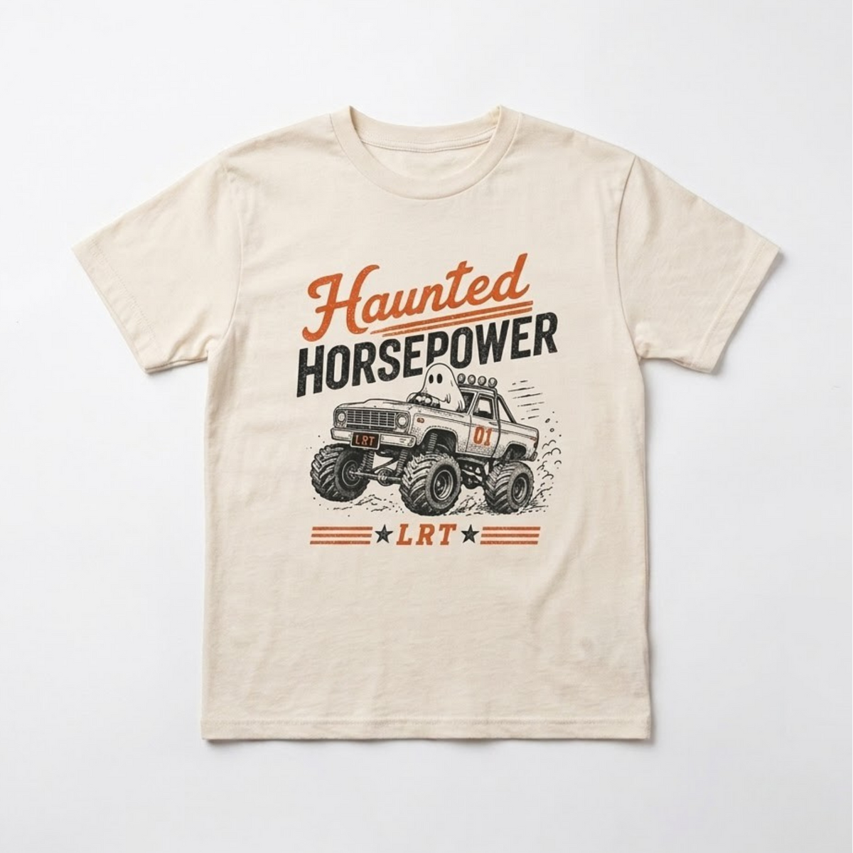 HAUNTED HORSEPOWER HALLOWEEN TEE