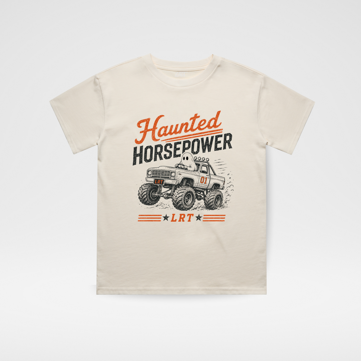 HAUNTED HORSEPOWER HALLOWEEN TEE