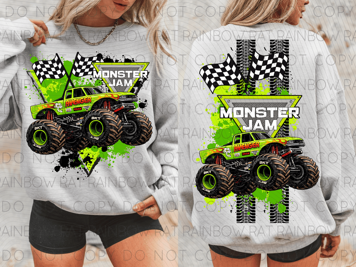 OVERSIDED Monster Jam- Adults