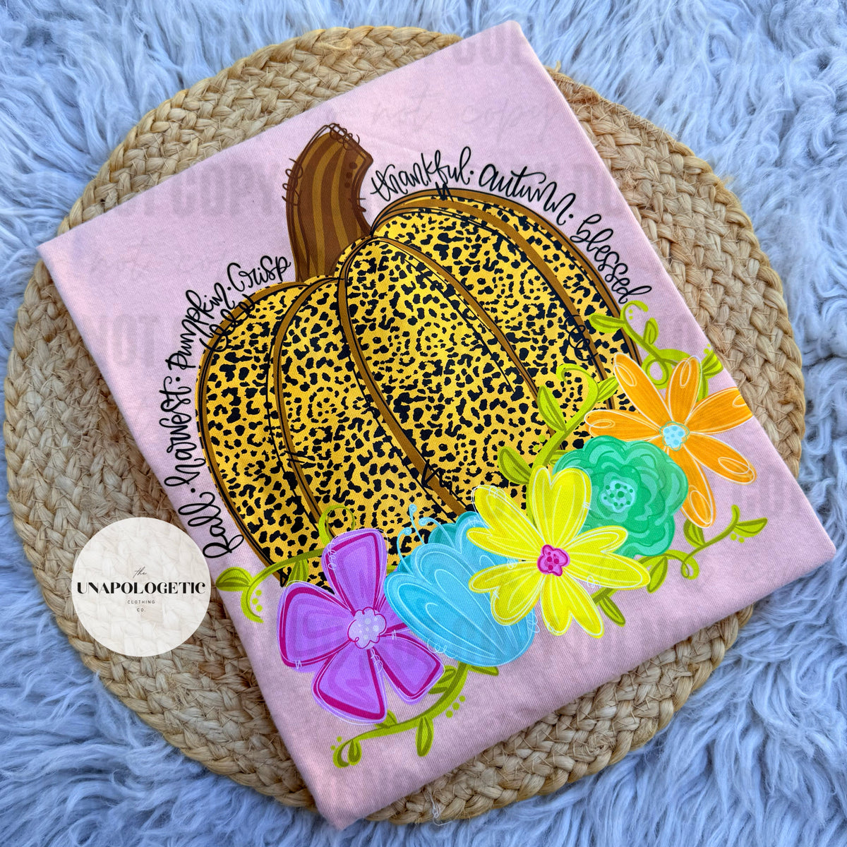 Fall Leopard Pumpkin  - WS