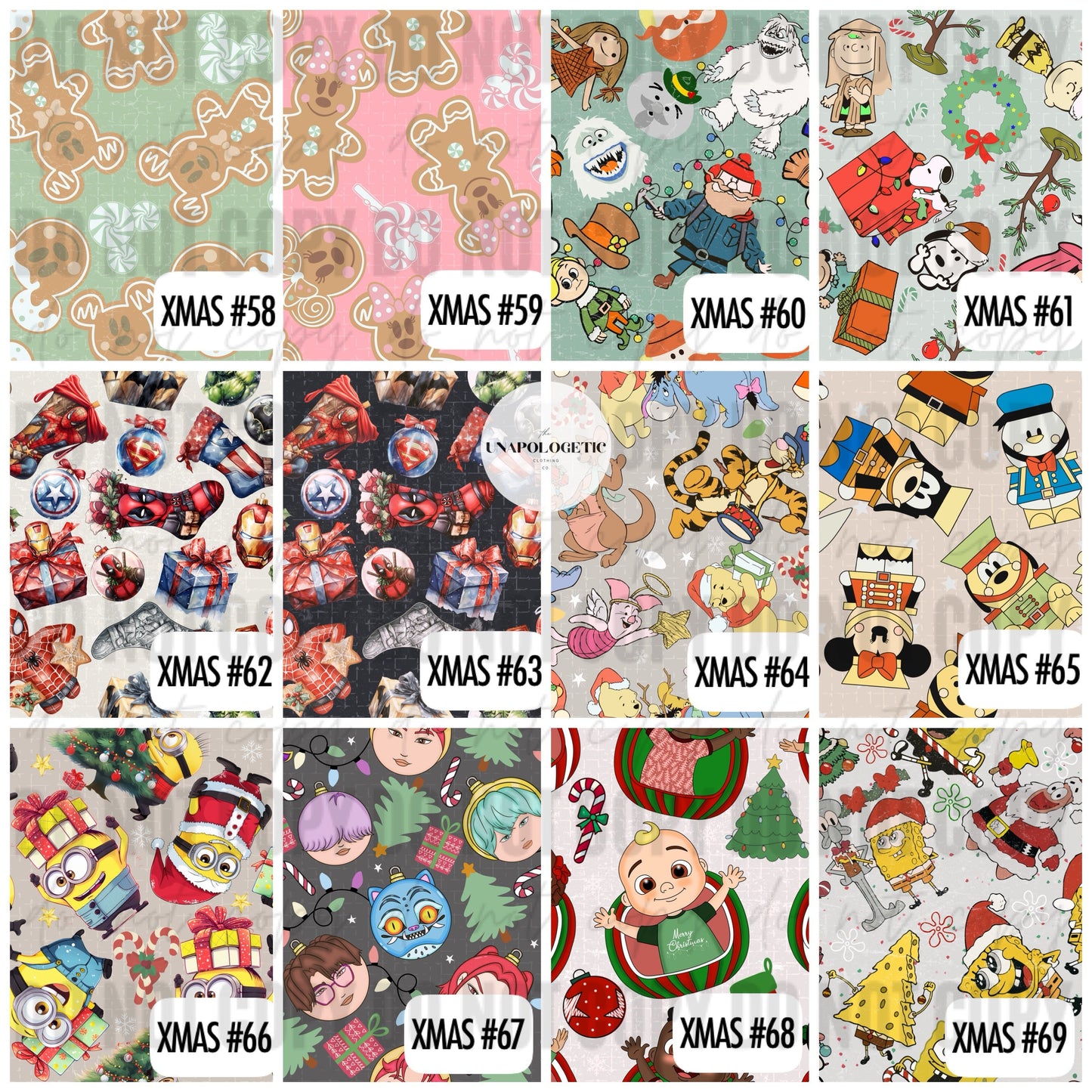 Christmas Blankets PRE ORDER - WS