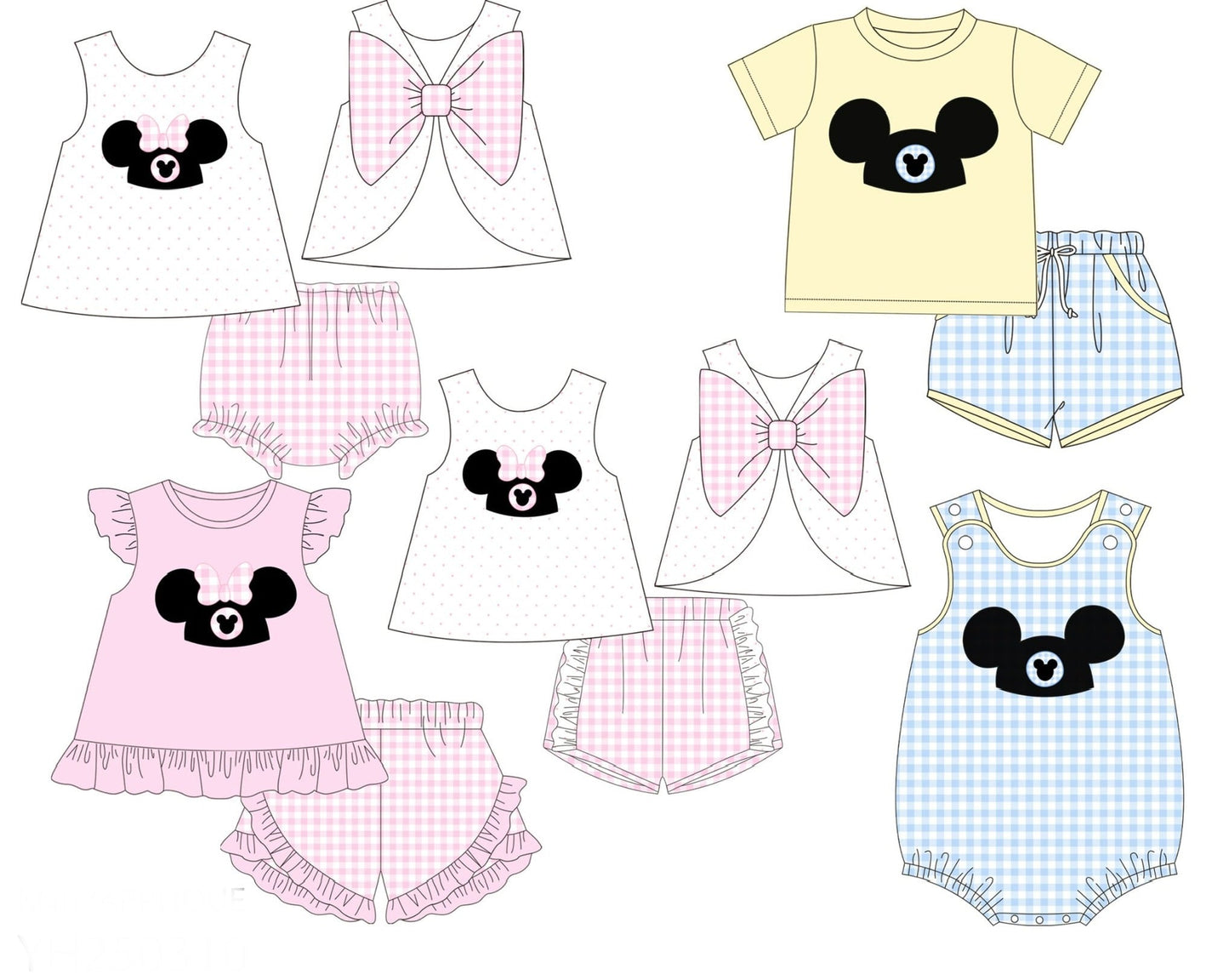 Classic Mouse Ears Appliqué Collection - ETA early March