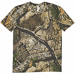 Neon Pink Mama Glitter Applique Embroidered Realtree Camo T-Shirt | Unisex Fit