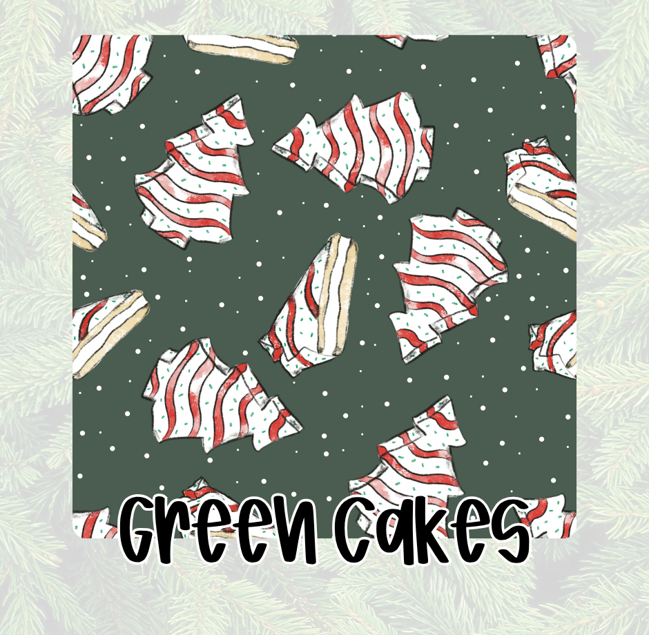 GREEN CAKES | COZY CLAUS RERUN