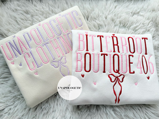 Branded Valentine Embroidery -WS