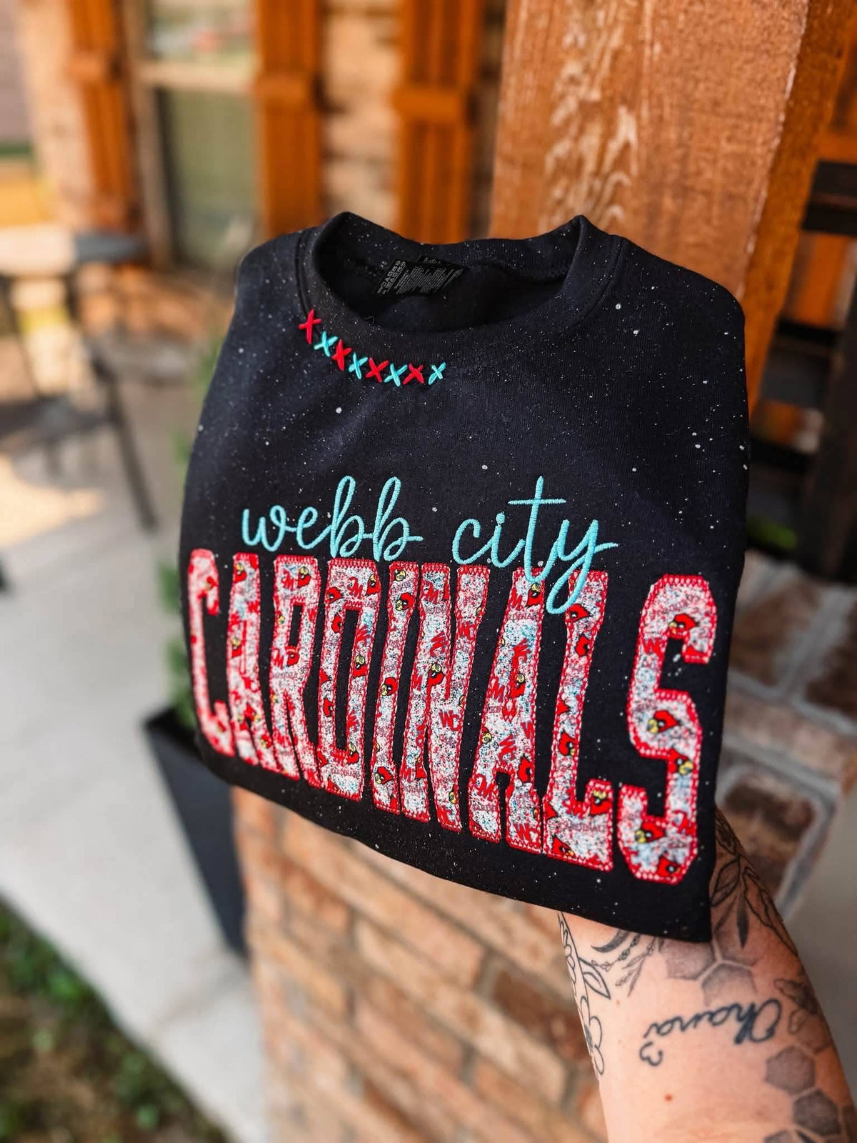 Custom school crewnecks