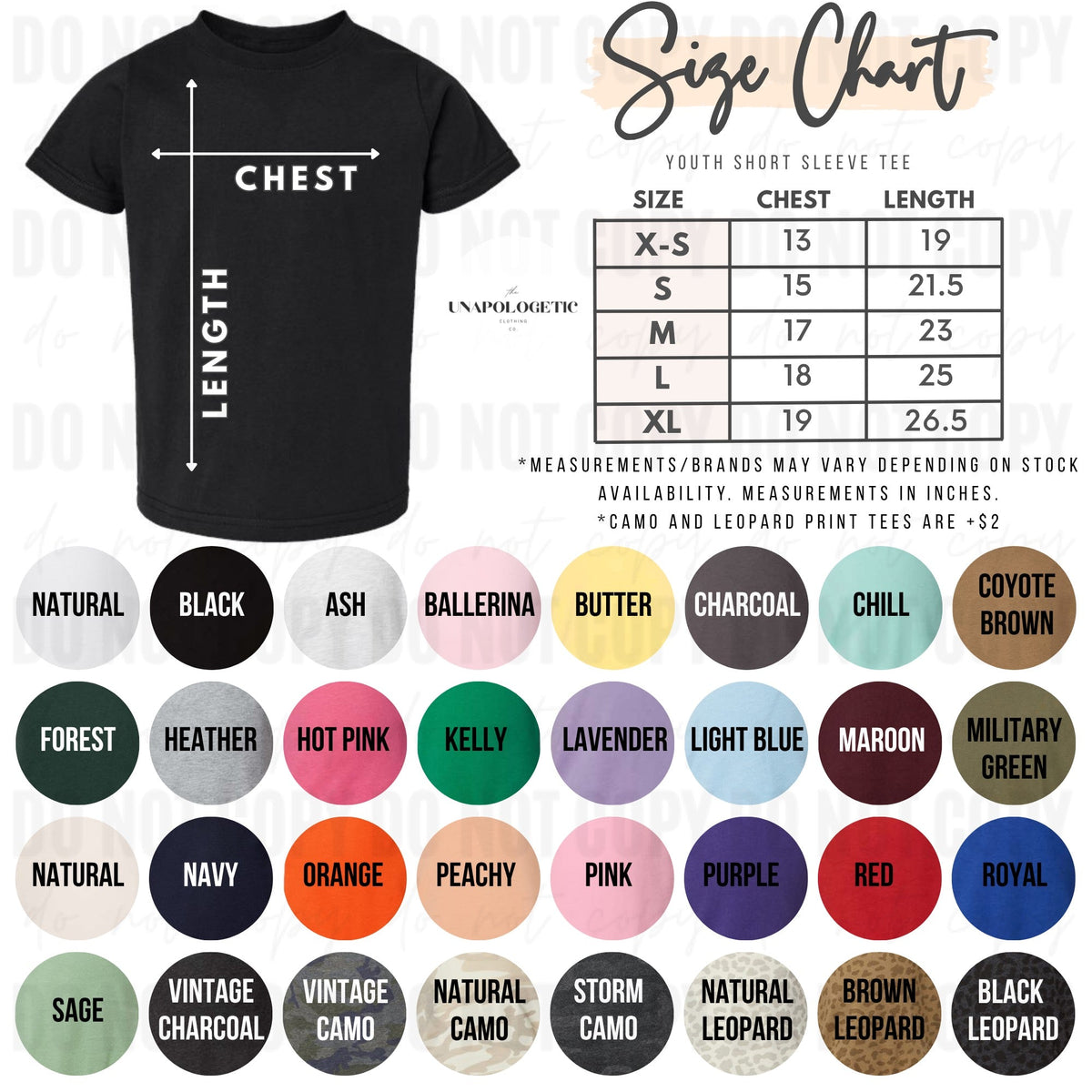 Single Custom Children Tees - WS