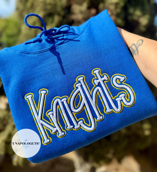 3D EMBROIDERED MASCOTS WITH OUTLINE - WS