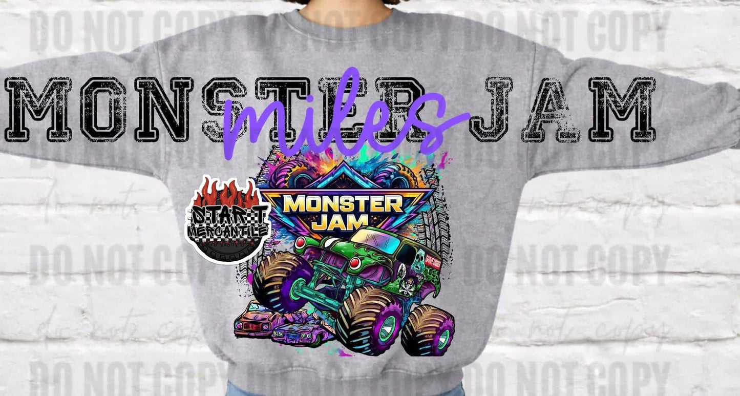 Monster Jam Custom Tees