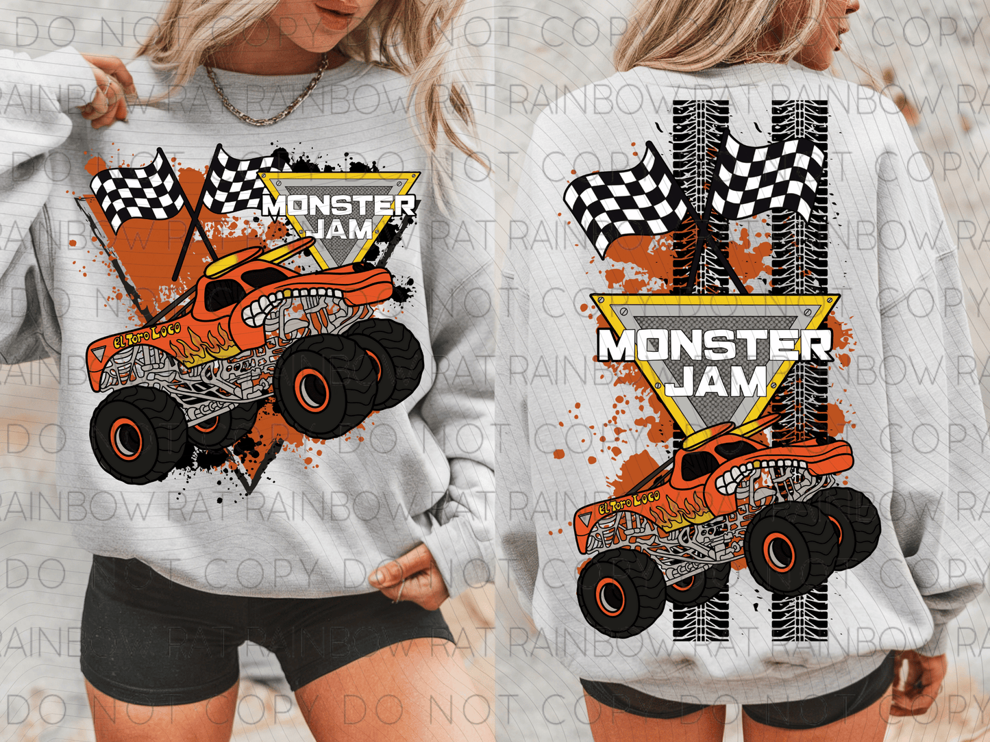 OVERSIDED Monster Jam- Adults