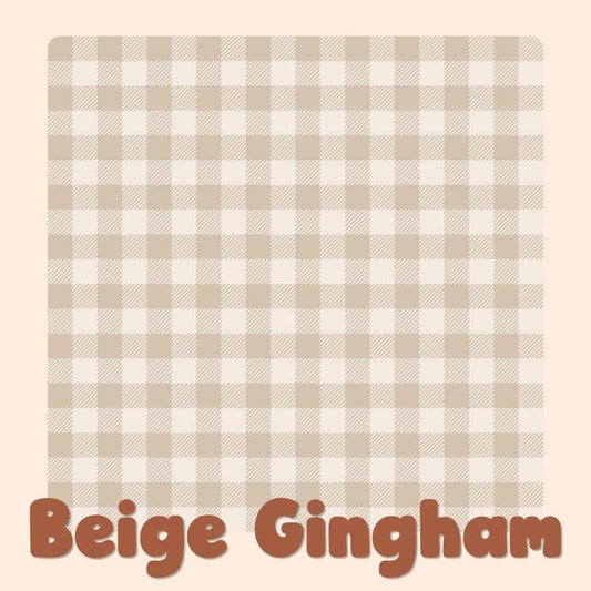 BEIGE GINGHAM | COZY LITTLE HARVEST