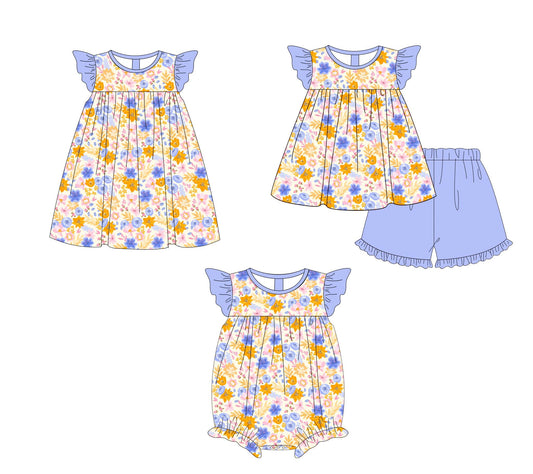 Purple and Orange Floral Collection - ETA late April