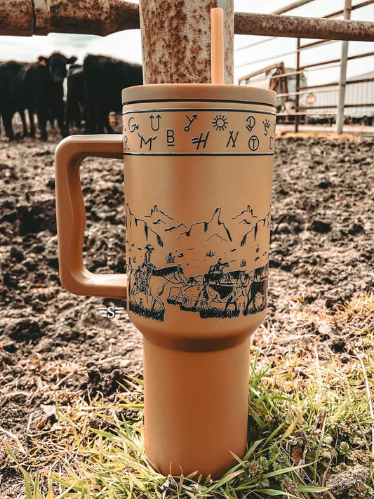 Cattle Drive Tumbler