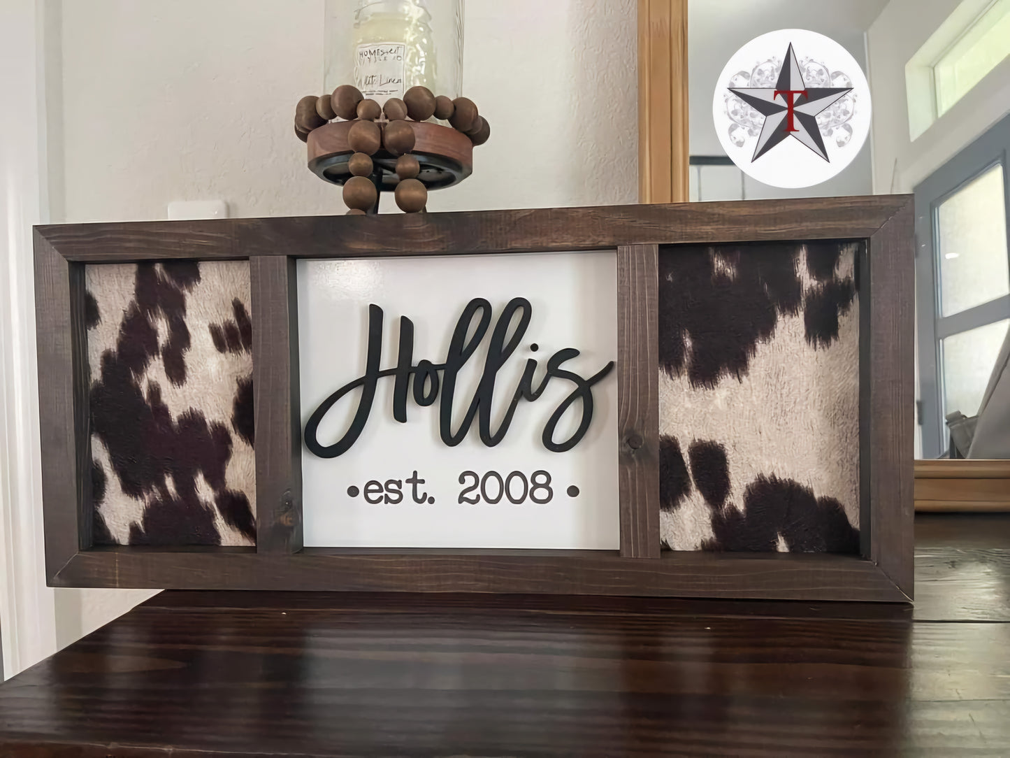 Cowhide Sign