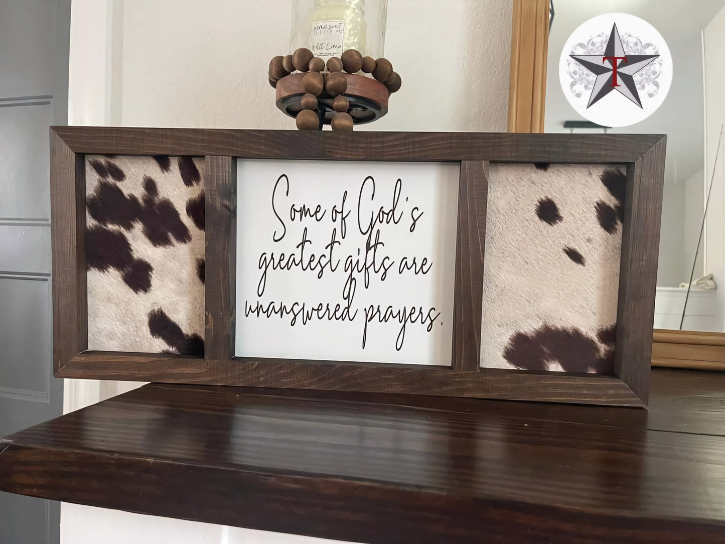 Cowhide Sign