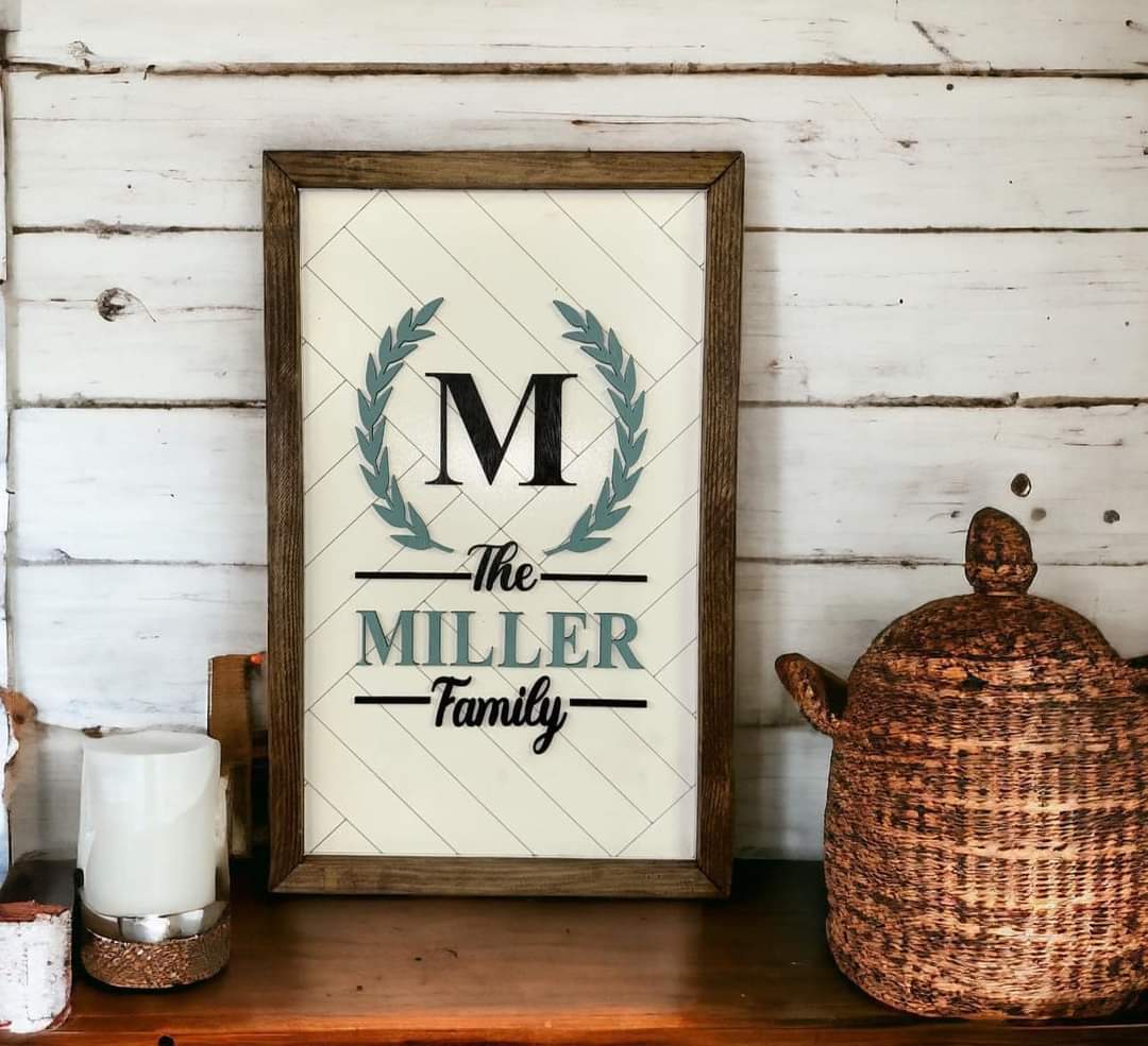 Family Name Plaque