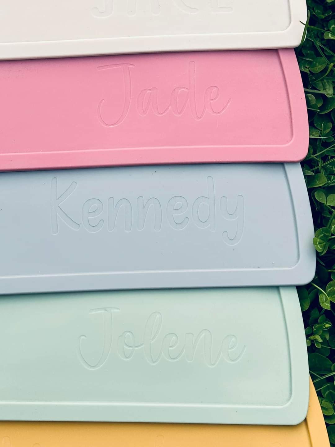 Engraved Silicone Placemats