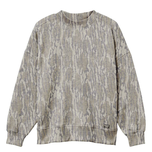 DTF PRINTED Mossy Oak MOCKNECK Sweatshirt - WS