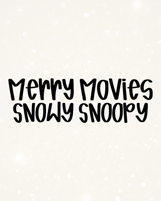 SNOWY SNOOPY | MERRY MOVIES RERUN 2026