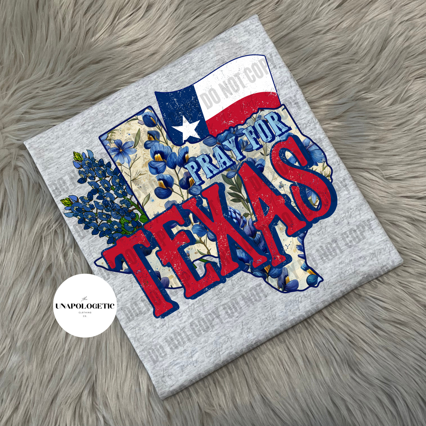 Texas Strong (Blue Floral)