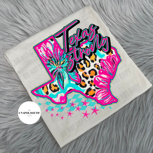 Texas Strong (Floral Cheetah)
