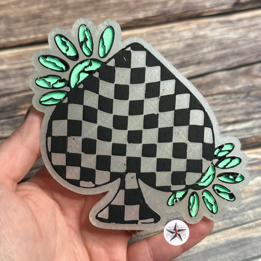Checkered Spade