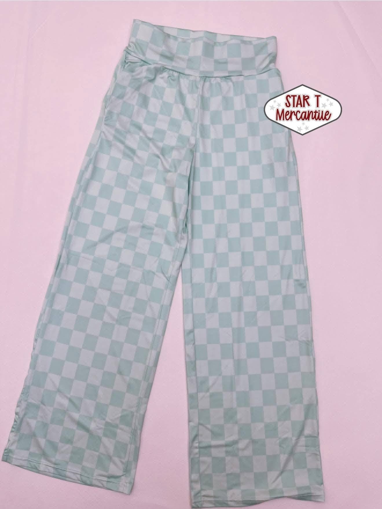 Wide-Leg Lounge Pants